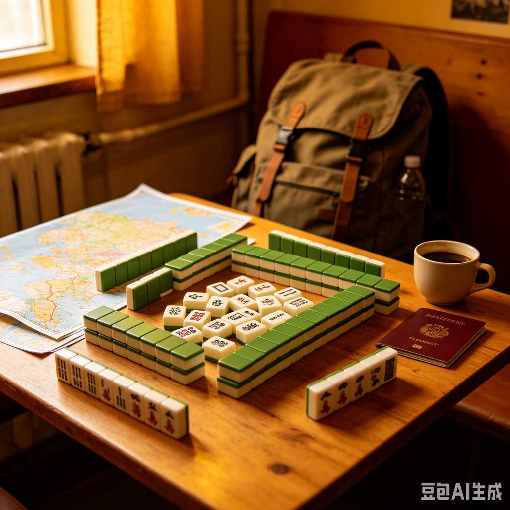 handheld mahjong tiles set