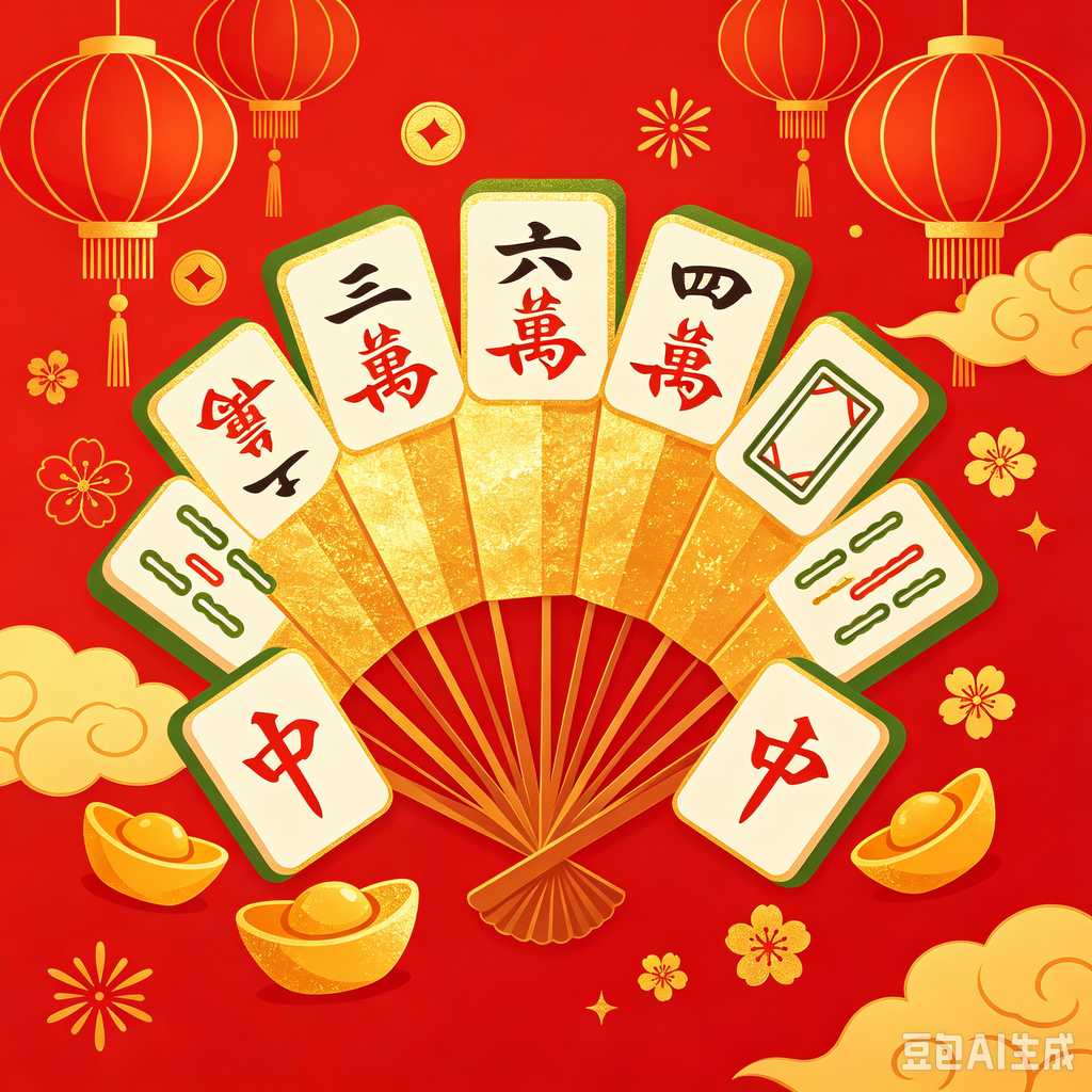 new year mahjong set gift