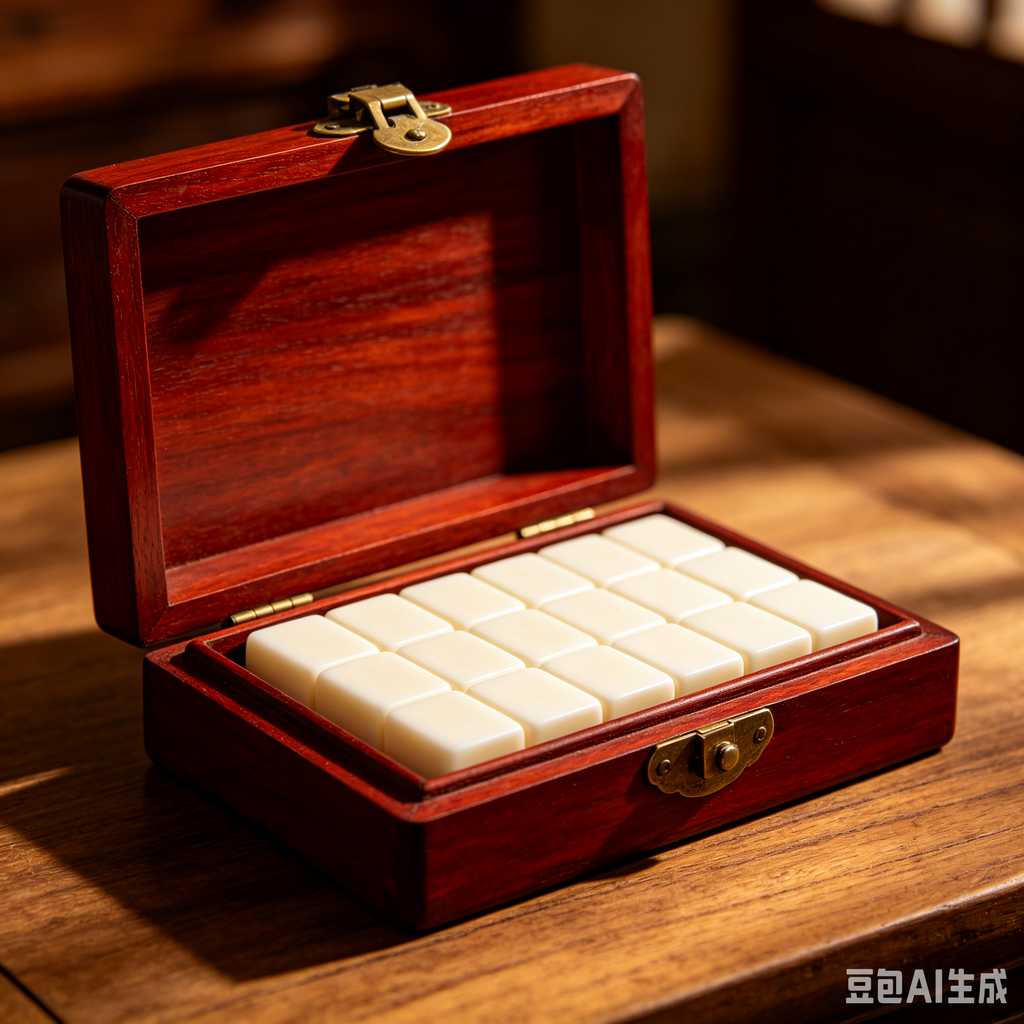 clear transparent mahjong tiles