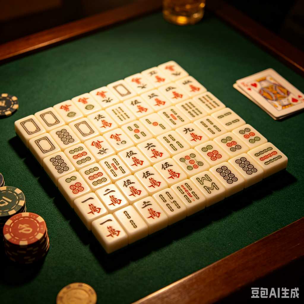 travel mahjong table mat set